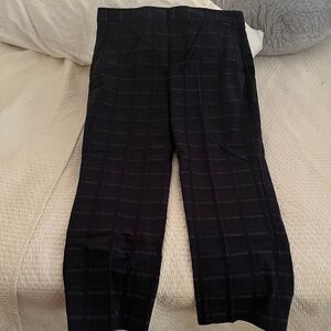 Banana Republic tone on tone navy pants